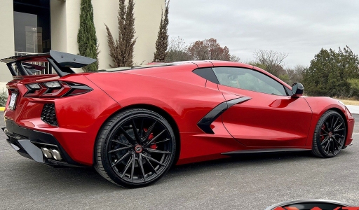 2022 Red Chevrolet Corvette C8