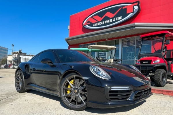 Black 2017 Porsche 911 Turbo S