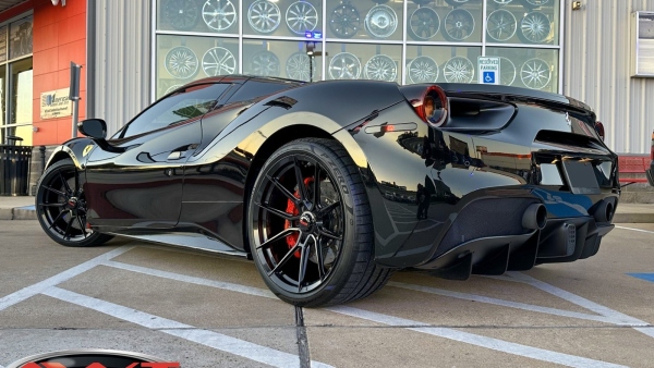 Black 2018 Ferrari 488 Spider