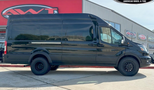 Black Ford Transit 350HD