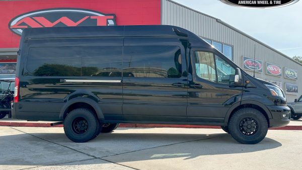 Black Ford Transit 350HD