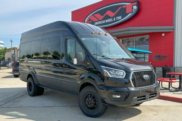 Black Ford Transit 350HD