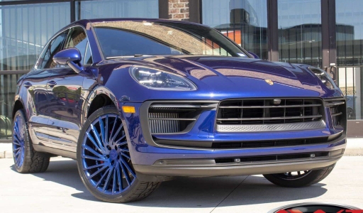 Blue 2022 Porsche Macan