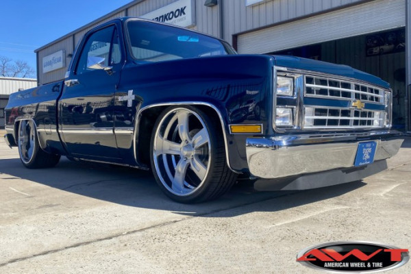 Blue Chevrolet C10