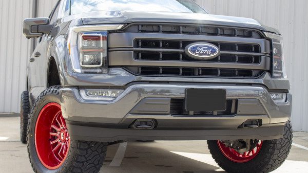 Gray 2021 Ford F150