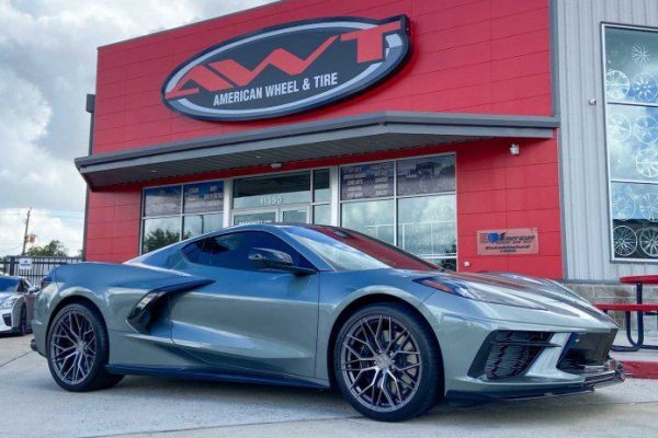 Gray Chevrolet Corvette C8