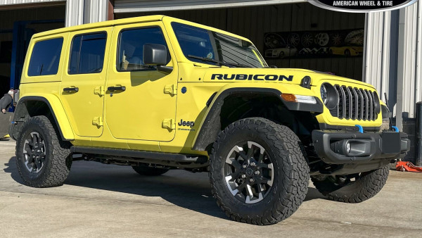 High Velocity Yellow 2024 Jeep Wrangler Rubicon 4XE JL