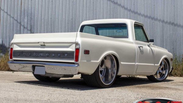 Matte Pearl White Chevrolet C10