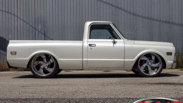 Matte Pearl White Chevrolet C10