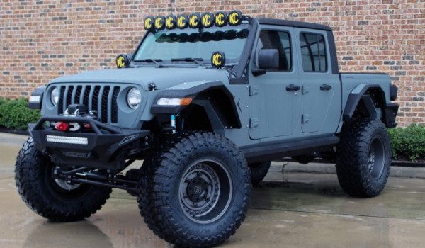 Nardo Gray & Black Kevlar® 2020 Jeep Gladiator JT