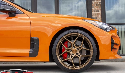 Orange Kia Stinger GT