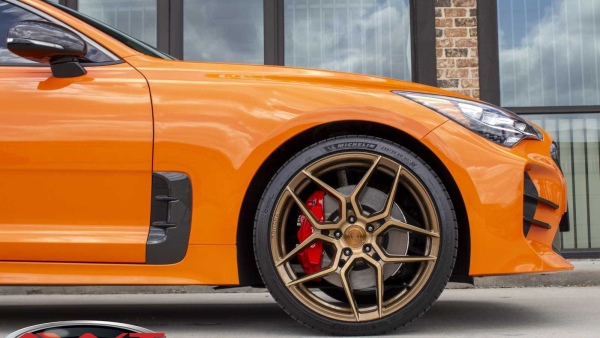 Orange Kia Stinger GT