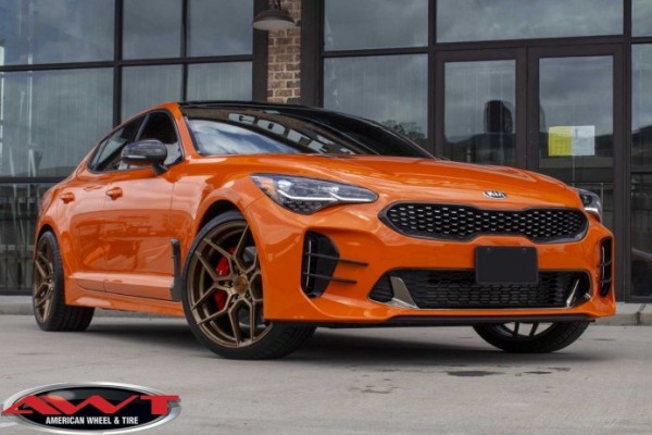 Orange Kia Stinger GT