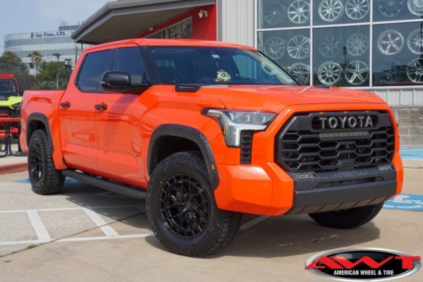 Orange Toyota Tundra TRD PRO