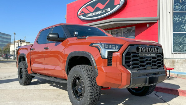 Orange Toyota Tundra