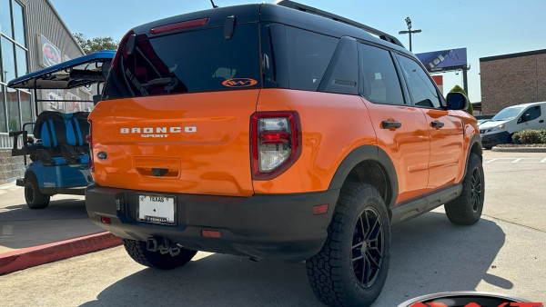 Orange Wrapped Ford Bronco Sport