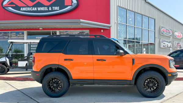 Orange Wrapped Ford Bronco Sport