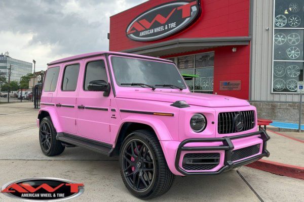 Pink Wrapped Mercedes G63 G Wagon