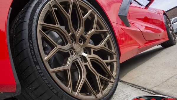 Red Chevrolet Corvette C8