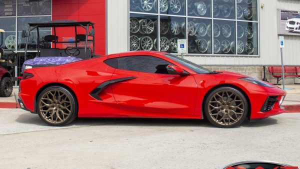 Red Chevrolet Corvette C8