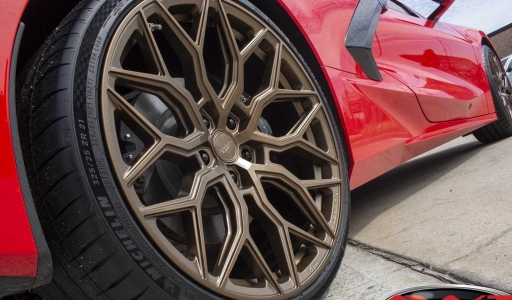 Red Chevrolet Corvette C8