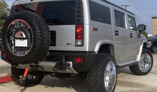 Silver 2009 Hummer H2