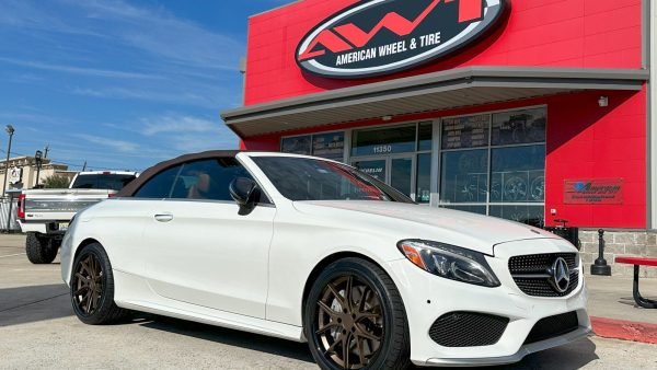 White 2017 Mercedes C43 AMG