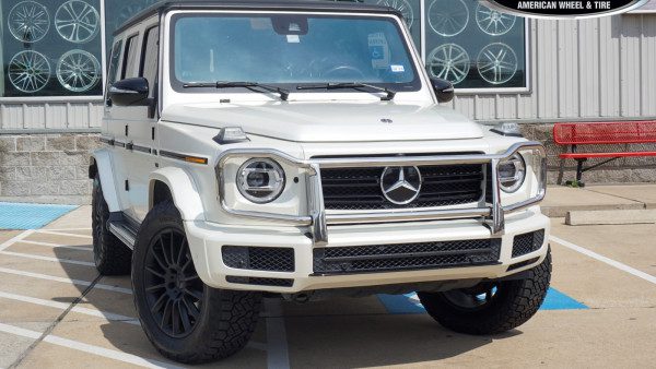 White 2020 Mercedes G550 G-Wagon-1