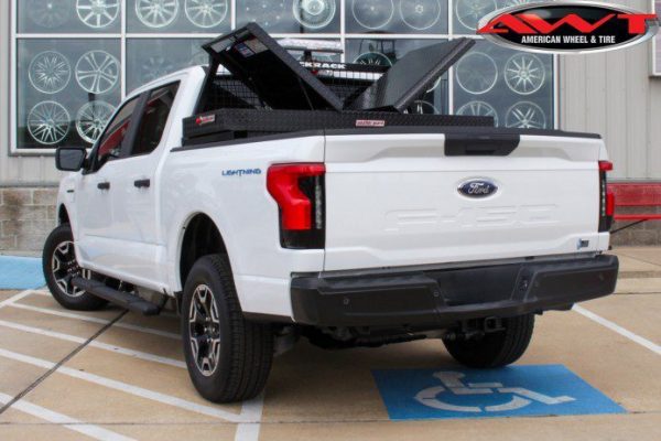 White 2023 Ford F150 Lightning Fleet