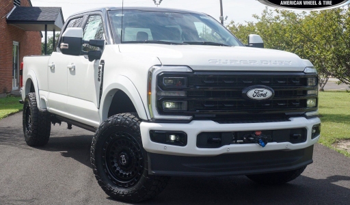 White 2024 Ford F250 Platinum