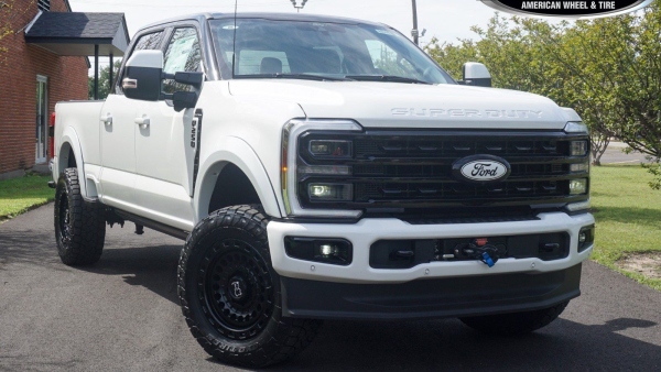 White 2024 Ford F250 Platinum