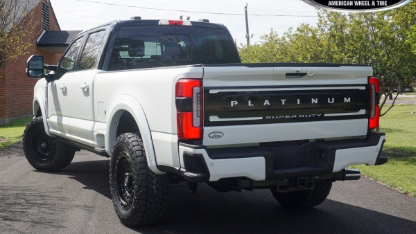 White 2024 Ford F250 Platinum