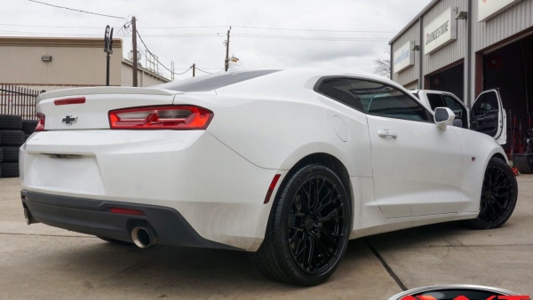 White Chevy Camaro