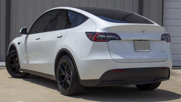 White Tesla Model Y