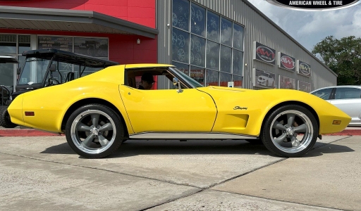 Yellow Chevrolet Corvette C3