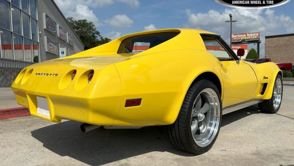 Yellow Chevrolet Corvette C3