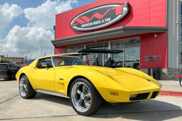 Yellow Chevrolet Corvette C3